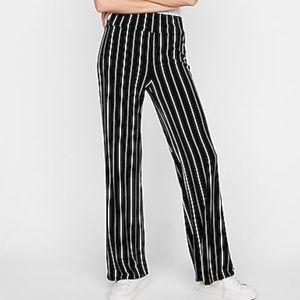 *SOLD*Express high waisted wide leg striped pants